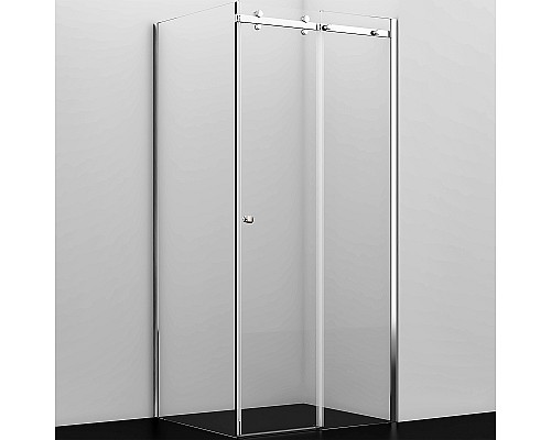 Душевой уголок WasserKRAFT Vils 100x100 56R19 профиль Хром стекло прозрачное