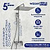 Душевая система WasserKRAFT A177.119.126.087.CH Хром
