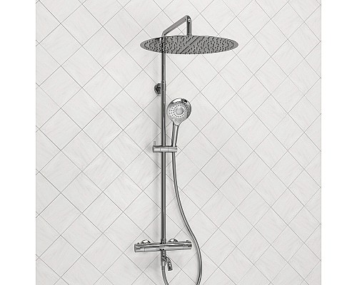 Душевая система WasserKRAFT A188.117.101.087.CH Thermo с термостатом Хром
