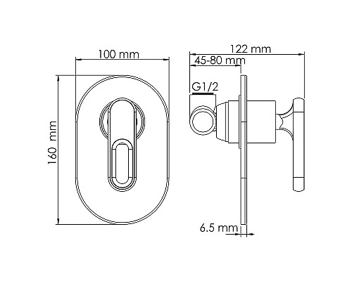 Смеситель для раковины WasserKRAFT A18583 Хром
