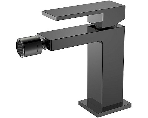 Смеситель для биде Boheme Qubic 476-SGM Оружейная сталь глянцевая