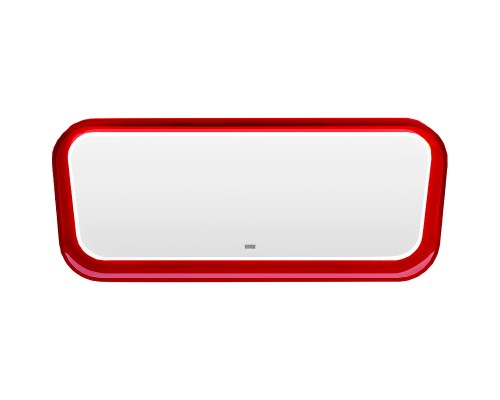 Зеркало Abber Kristall 120 AT6702Rubin с подсветкой с многофункциональной панелью