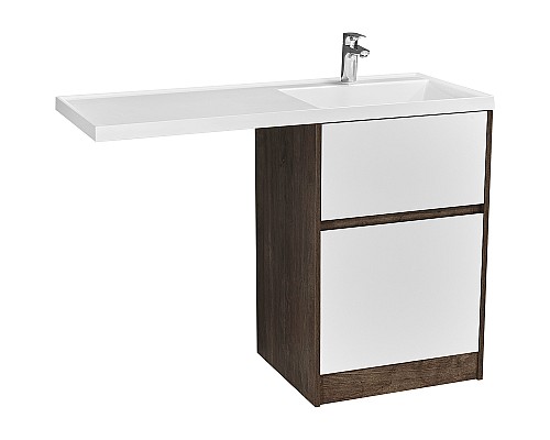 Тумба под раковину Aquaton Лондри 120 1A266901LHDY0 Дуб Кантри без фасада