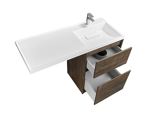 Тумба под раковину Aquaton Лондри 120 1A266901LHDY0 Дуб Кантри без фасада