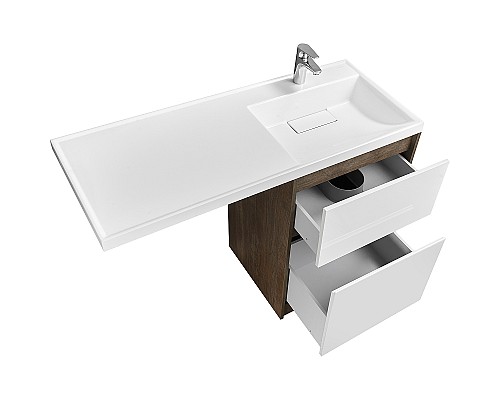 Тумба под раковину Aquaton Лондри 120 1A266901LHDY0 Дуб Кантри без фасада