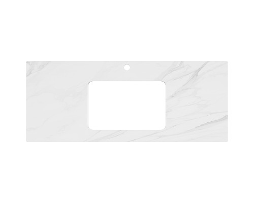 Столешница под раковину Kerama Marazzi Plaza Classic Neo Монте тиберио 120 PL3.SG507120R\120 Белый мрамор