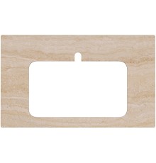 Столешница под раковину Kerama Marazzi Plaza Modern Риальто 80 Песочная