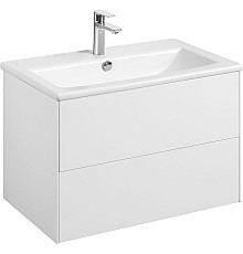 Тумба под раковину Aquaton Сохо 75 1A258101AJ010 подвесная Белая глянцевая