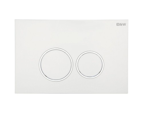 Клавиша смыва Black&White Universe WPI-09511 09511 Glossy Ivory