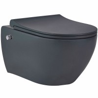 Унитаз биде beWash Bogen 88343670 подвесной Черный матовый с сиденьем Микролифт
