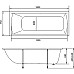 Акриловая ванна STWORKI Эстерсунд 180x75 без гидромассажа