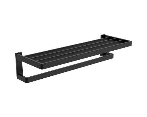Полка для полотенец Abber Westen AA1758B Черная матовая