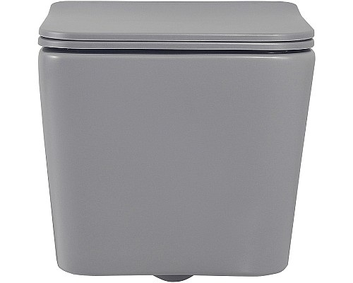 Унитаз Abber Rechteck AC1201MG подвесной Серый матовый с сиденьем Микролифт