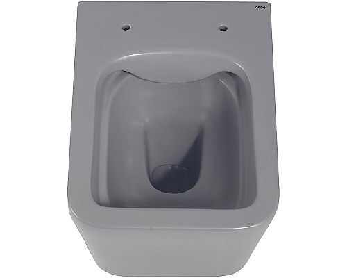 Унитаз Abber Rechteck AC1201MG подвесной Серый матовый с сиденьем Микролифт