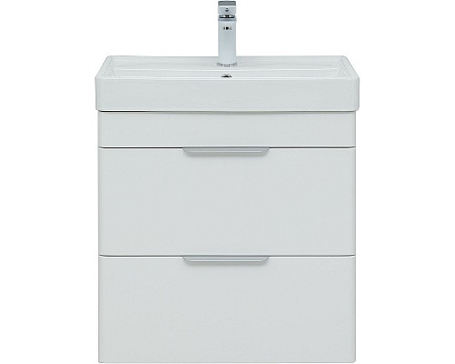 Тумба под раковину Aquanet Ирис new 60 310144 подвесная Белая глянцевая