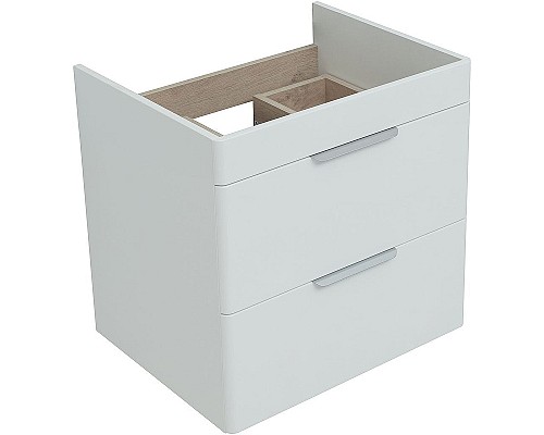 Тумба под раковину Aquanet Ирис new 60 310144 подвесная Белая глянцевая