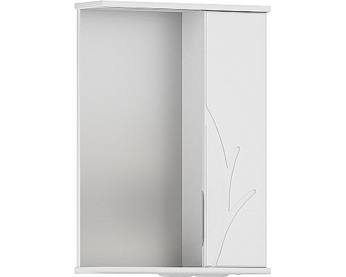 Зеркало со шкафом Volna Adel 50 R zsADEL50.R-01 с подсветкой Белое