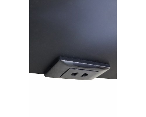 Зеркальный шкаф Reflection Black 760х850 RF2002BL с подсветкой Черный матовый