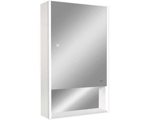 Зеркальный шкаф Reflection Box 500х800 RF2420WH с подсветкой Белый матовый