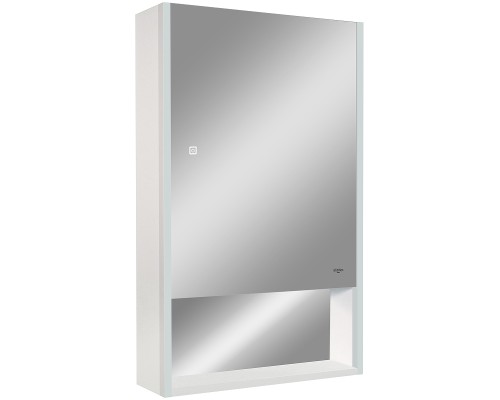 Зеркальный шкаф Reflection Box 500х800 RF2420WH с подсветкой Белый матовый