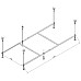 Каркас для ванны AM.PM Func 180x80 W84A-180-080W-R Серый