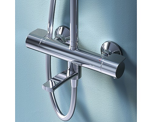 Душевая система AM.PM X-Joy F0785A500 с термостатом Хром