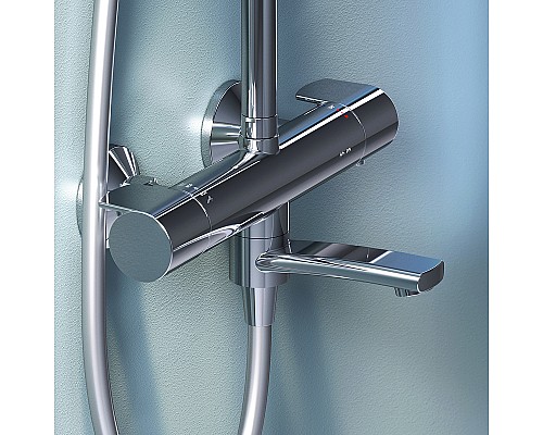 Душевая система AM.PM X-Joy F0785A500 с термостатом Хром