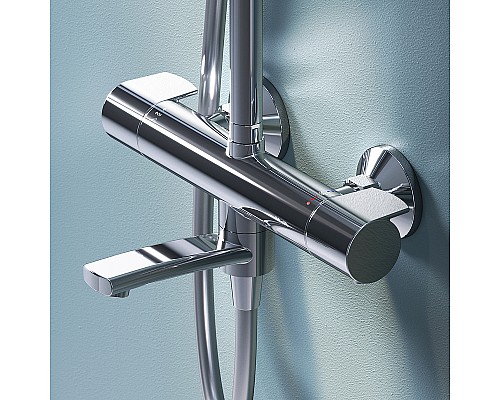 Душевая система AM.PM X-Joy F0785A500 с термостатом Хром