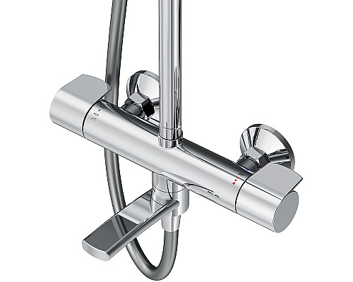 Душевая система AM.PM X-Joy F0785A500 с термостатом Хром