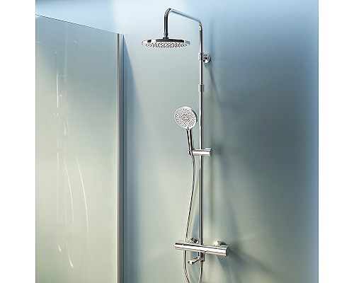 Душевая система AM.PM X-Joy F0785A500 с термостатом Хром