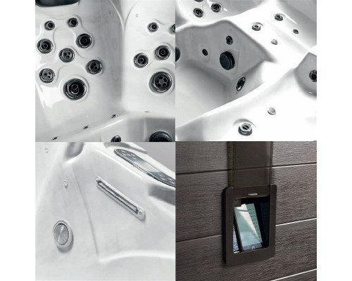 Бассейн Gruppo Treesse Rodas 230x230 PROD01BP с гидромассажем