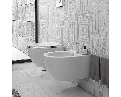 Биде Globo 4All MDS09.BO*1 подвесное Белое матовое