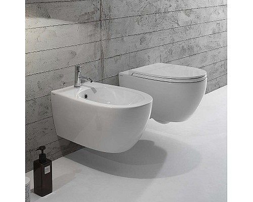 Унитаз Globo 4ALL MDS03.BI подвесной без сиденья