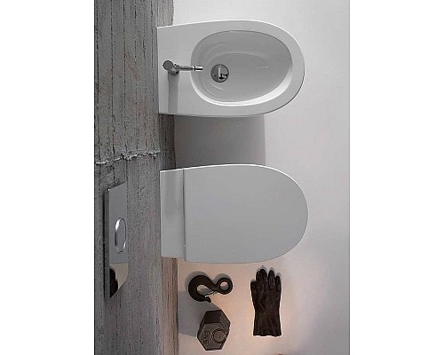 Унитаз Globo 4ALL MDS03.BI подвесной без сиденья