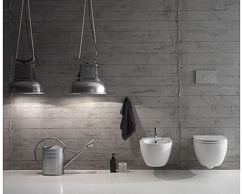 Унитаз Globo 4ALL MDS03.BI подвесной без сиденья