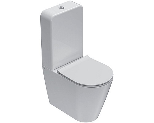 Унитаз компакт Globo Forty3 FO003.BI без бачка и сиденья