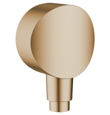 Шланговое подключение Hansgrohe Fixfit S 26453140 Шлифованная бронза