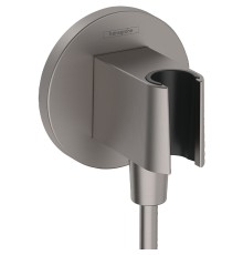 Шланговое подключение Hansgrohe FixFit S 26888340 Шлифованный черный хром