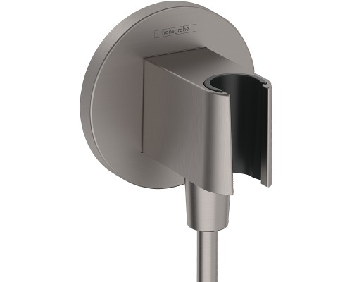 Шланговое подключение Hansgrohe FixFit S Шлифованный черный хром