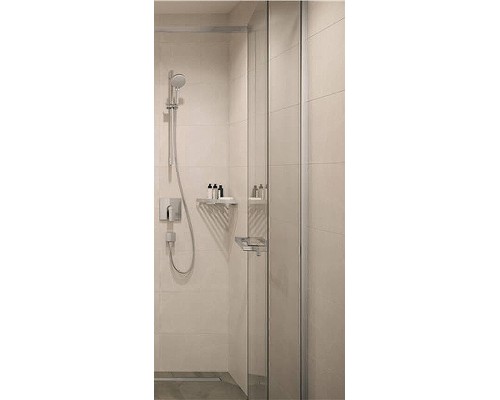 Ручка для душевой двери Hansgrohe AddStoris Шлифованный черный хром