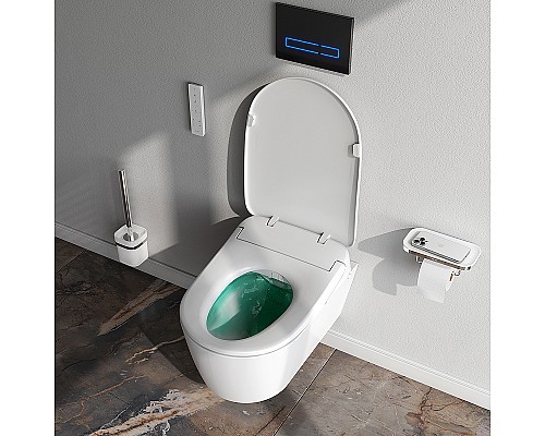 Унитаз AM.PM Func C8F1702SC подвесной с электронным сиденьем Микролифт