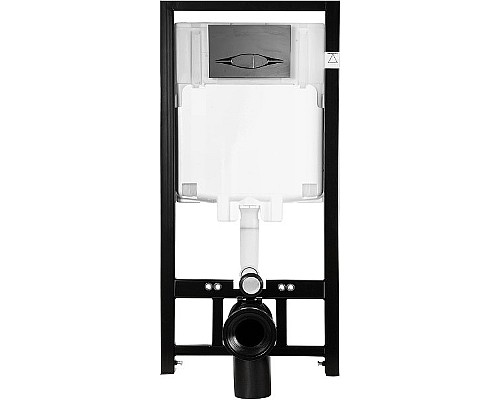 Инсталляция Jacob Delafon E21822-CP для унитаза с клавишей смыва Хром