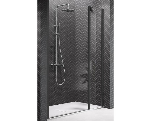 Душевая дверь Novellini Young 90 Y22P87-1H профиль Черный матовый стекло прозрачное