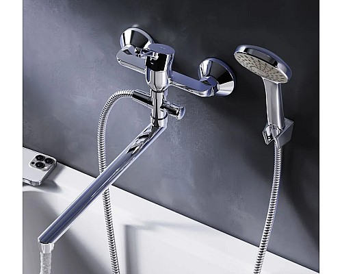 Смеситель для ванны AM.PM X-Joy F85B90100 универсальный Хром