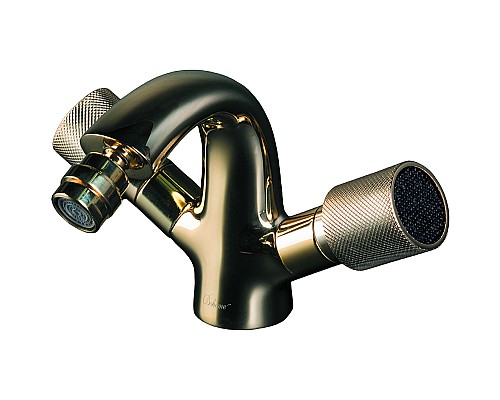 Смеситель для биде Boheme Royal Cristal 296-Royal/CRST black Золото