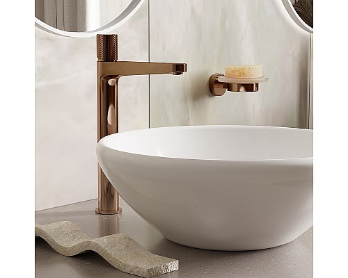 Смеситель для раковины WasserKRAFT Paar 8803H Розовое золото