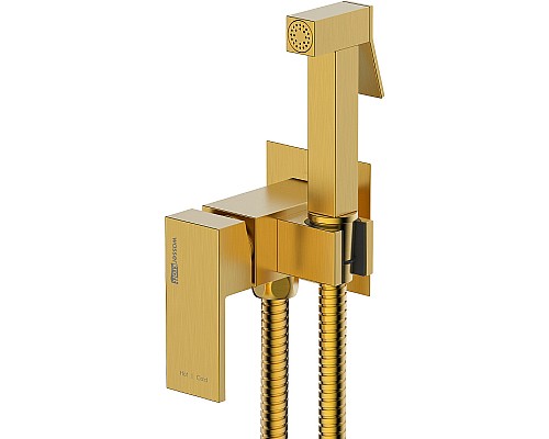 Гигиенический душ со смесителем WasserKRAFT A71838 Золото матовое