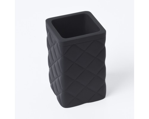Стакан для зубных щеток WasserKRAFT Mosel K-4528 Черный матовый