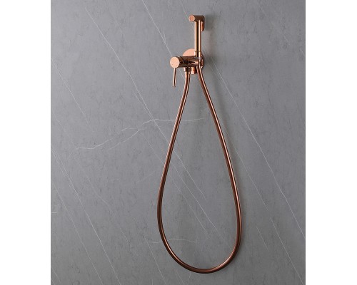 Гигиенический душ со смесителем Abber Wasser Kreis AF8125RG Розовое золото