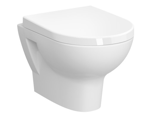 Комплект унитаза с инсталляцией Vitra Zentrum L-box 9012B003-7206 с сиденьем Микролифт и клавишей смыва Хром глянцевый